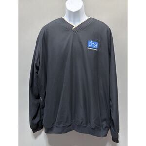 Ashworth Nano Tex Black Windbreaker Golf Men's Size XL Water Resistant